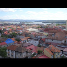 Blick vom denkmalgeschützten Wasserturm von Drobeta Turnu Severin donauabwärts
